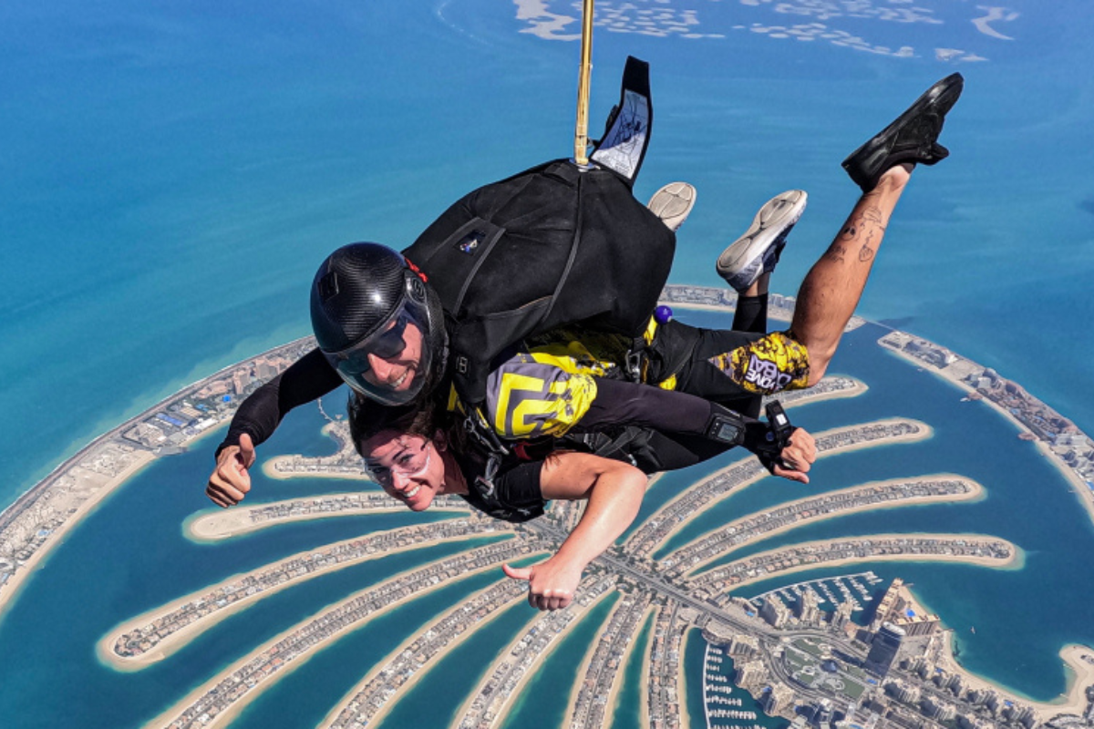 Dubai Marina skydive